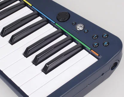 The standard Wii buttons, located on the keyboard