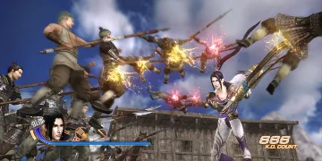 A male character, hitting the ground with a powerful strike