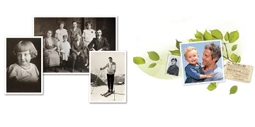 A selection of images from different generations