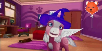 A unicorn in a room