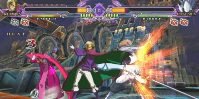 close fight between 2 players