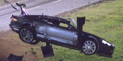 Aston Martin Crash