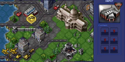 overview or a mansion under attack