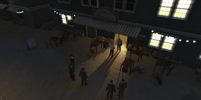 gangsters at a bar