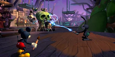 Mickey fighting Skull baddy