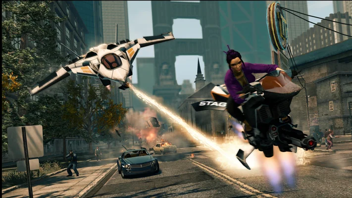 plane vs hover bike race