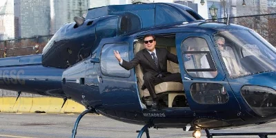 Jordanië in een Helikopter