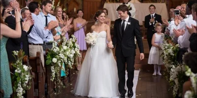 Samantha en Zach's Bruiloft
