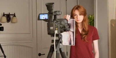 Kaylie met camera
