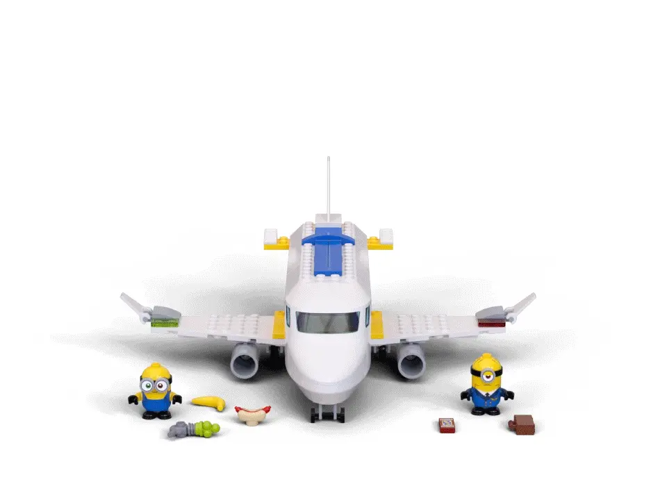 Gif showing the LEGO model rotating 360 degrees