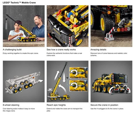 Close up shots van speelgoed set