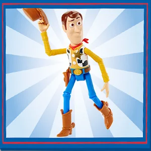 woody in a posed position holding his hat