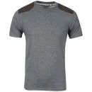 Brave Soul Men's Hegel Crew Neck T-Shirt - Green - M - Groen Afbeelding 1