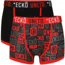 Ecko Men's 2-Pack Boxers - Black - S - Zwart Afbeelding 1