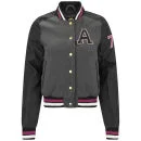 Brave Soul Women's Pendant Varsity Jacket - Grey - 8 - Grijs Afbeelding 1