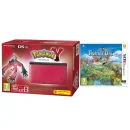 Nintendo 3DS XL Red and Black Console - Includes Pokémon Y & Fantasy Life Afbeelding 1