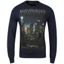 Conspiracy Men's California Crew Neck Sweatshirt - Dusk Blue - S Afbeelding 1