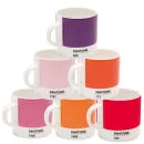 Pantone Universe Set of 6 Espresso Cups - Mixed Reds Afbeelding 1