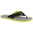 Animal Men's Jekyl Ripple Flip Flops - Grey/Black/Sulphur - 7 - Grey/Black/Sulphur Afbeelding 1