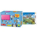 Nintendo 3DS XL Pink Console - Includes Tomodachi Life & Fantasy Life Afbeelding 1