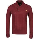 Kangol Men's Huckle Knitted Jumper - Port - S - Port Afbeelding 1