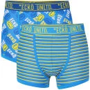 Ecko Men's 2-Pack Boxers - Stripes/Blue - S - Stripes/Blue Afbeelding 1
