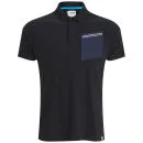 Boxfresh Men's Kebbie Tech Pocket Polo - Black - S - Zwart Afbeelding 1