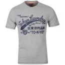 Tokyo Laundry Men's Fumio T-Shirt - Light Grey Marl - S Afbeelding 1