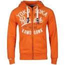 Tokyo Laundry Men's Dwight Hooded Sweat - Fire Orange - S - Fire Orange Afbeelding 1