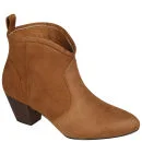 Odeon Women's Heeled Ankle Boots - Tan - 3 - Tan Afbeelding 1