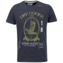 Threadbare Men's Release T-Shirt - Navy - S - Navy blauw Afbeelding 1