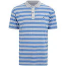 Gola Gestreept Yarn Dyed Poloshirt voor Heren - Grijs/Blauw - S - Grijs/Blauw Afbeelding 1