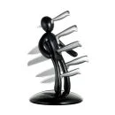 Raffaele Iannello Voodoo Knife Block With 5 Knives - Black Afbeelding 1