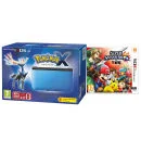Nintendo 3DS XL Blue and Black Console - Includes Pokémon X & Super Smash Bros. Afbeelding 1