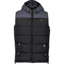 Le Breve Men's Twilight Gilet - Charcoal/Black - S - Charcoal/Black Afbeelding 1