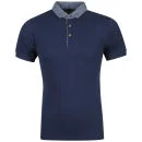 Boxfresh Men's Kame Polo Shirt - Navy - S - Navy blauw Afbeelding 1