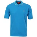 Fenchurch Men's Costner Polo Shirt - Cereluan Blue - S - Cereluan Blue Afbeelding 1