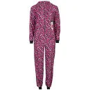 Betty Boop Fleece Onesie voor Dames met Luipaardprint - Roze - 8 - Rood Afbeelding 1
