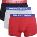 Brave Soul Men's 3-Pack Boxers - Multi - S - Multi Afbeelding 1
