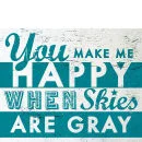 Go Jump in the Lake (Happy) - 40x50cm Canvas Afbeelding 1