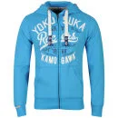 Tokyo Laundry Men's Dwight Hooded Sweat - Turquoise - S - Turquoise Afbeelding 1