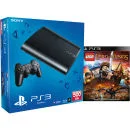 PS3: New Sony PlayStation 3 Slim Console (500 GB) - Black - Includes : Lord of the Rings Afbeelding 1