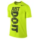 Nike Men's Legend Just Do It Camouflage T-Shirt - Volt Green - S - Groen Afbeelding 1