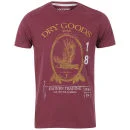 Threadbare Men's Release T-Shirt - Wine - S - Wine Afbeelding 1
