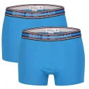 Ben Sherman Men's 2-Pack Boxers - Blue, Navy and Red Stripe - S - Blue Navy and Red Stripe Afbeelding 1