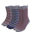 Green Treat Men's 3 Pack Sock Gift Set - Navy - One size - Navy blauw Afbeelding 1