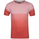 Soul Star Men's Mana Striped T-Shirt - Red - S - Rood Afbeelding 1