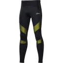 Asics Men's Leg Balance Performance Running Tights - Black/Electric Lime - S - Black/Green Afbeelding 1