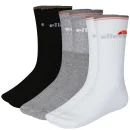 Ellesse Men's 9-Pack Socks - Black/White/Grey - 7 to 11 - Black/White/Grey Afbeelding 1