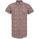 Soul Star Men's Leopard Shirt - Rust - S - Rust Afbeelding 1